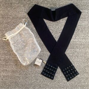 Burberry Silk/Wool Scarf Adorned